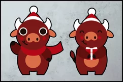 New year bull or ox - symbol of 2021. Sublimation printing Product Image 3