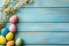 easter color wooden planks background Product Image 1