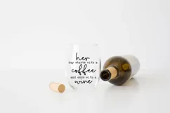 Funny Kitchen Decor SVG - Her Day Starts With A Coffee Product Image 2