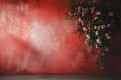 Floral Background PNG, Flowers Mock Up Background Product Image 1