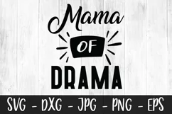 Mama Of Drama SVG DXF EPS Dog SVG Design Crafters SVG Product Image 4