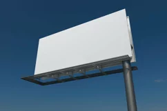 Billboard Sign Mockup Side View Product Image 2