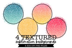 4 Textured Backgrounds - Sublimation Background Product Image 1