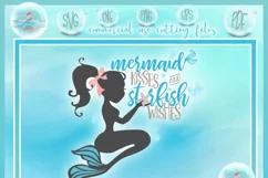 Mermaid Kisses And Starfish Wishes Quote SVG Product Image 4