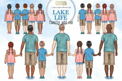 Lake Life - Dad and children add on Product Image 1