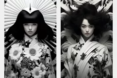 Exquisite Black & White Fashion Portraits Product Image 4