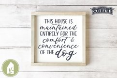 Funny Dog SVG, Farmhouse Dog Sign SVG Product Image 1