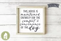 Funny Dog SVG, Farmhouse Dog Sign SVG Product Image 1