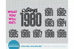 Vintage SVG, Birthday Gift SVG, Shirt SVG, Birthday Drip Product Image 2