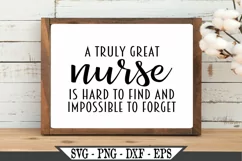 A Truly Great Nurse Is Hard To Find SVG Product Image 2