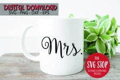 Mrs SVG | Bride Coffee Mug Design Product Image 1