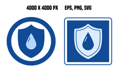 Blue Leak Proof Labels Product Image 1