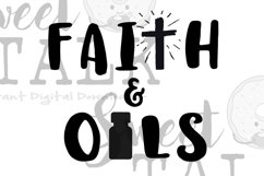 Faith and Oils-Instant digital download Product Image 1