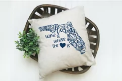 Florida Mandala SVG File - Home is Where the Heart Is SVG Product Image 2