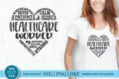 Healthcare worker svg, a health care worker svg for crafters Product Image 1