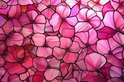 Stained Glass Pink Pattern Background Wallpaper Product Image 1