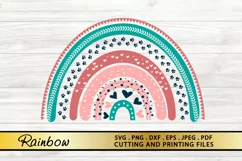 Rainbow SVG PNG EPS DXF Files Butterfly SVG Cut File Product Image 3