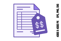 Colored List Price Icon Product Image 1