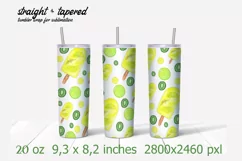 Ice cream tumbler,20 oz skinny tumbler sublimation png Product Image 1
