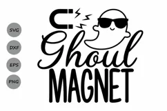 Ghoul Magnet Svg, Halloween Svg, Ghost Svg, Ghoul Svg. Product Image 1