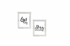 Get Cosy Stay Awhile Svg, Home Sign Svg, Home Svg, Farmhouse Product Image 2