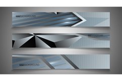 Set banner background for your design. vector graphic design Product Image 1