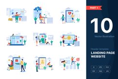 Website illustrations set - Part 01 Product Image 1