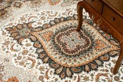 Antique table on the decorated oriental carpet Product Image 1