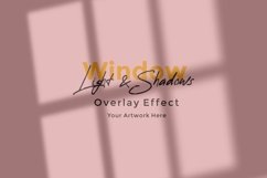 Window Sunlight Shadow Overlay Effect Mockup Product Image 1