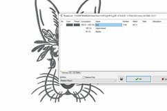 Easter Hare Embroidery Design 2 sizes Product Image 2