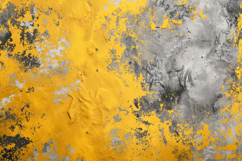 Yellow Grunge Cement Wall Textured Background Wallpaper Product Image 1