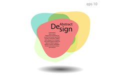 Unique abstract graphic elements. Design template Product Image 1