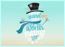 Some GrandMoms Are Worth Melting For Snowman SVG DXF EPS PNG Product Image 3