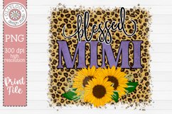 Blessed Mimi | Sunflower Leopard Sublimation Product Image 2