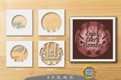 Enjoy Every Moment Layered Papercut 3D Product Image 1