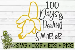 100th Day of School - Banana SVG Cut File Product Image 2