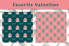 valentine's day digital paper png sublimation pattern Product Image 2