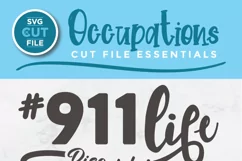 911 Dispatcher life svg - a 911 dispatcher svg for crafters Product Image 2