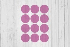 50mm circle cabochon shape template svg dxf png ai files Product Image 1