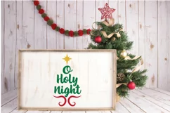 O Holy Night SVG Cut File - Christmas SVG File Product Image 6