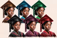 Graduation Portrait Clipart | 2023 Graduate PNG Product Image 5