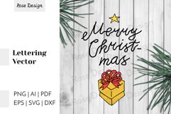 Merry Christmas Lettering Product Image 1