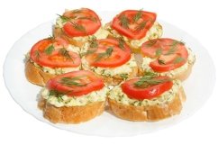 Stock Photo - Sandwiches with sausage Product Image 1