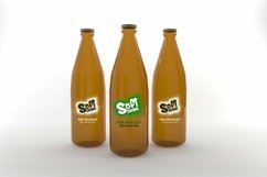 Soft Drink Bottle Mockup Product Image 1