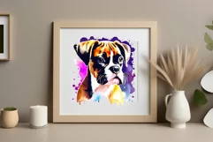 Sublimation design Watercolor Dog| PNG| Animal Clipart Product Image 4