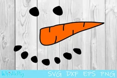 Snowman Face Svg Snowman SVG DXF EPS PNG Product Image 2