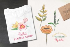 18 Spring Floral Blooms Clipart Watercolor Elements Pastels Product Image 2