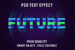 Future burst bold text effect Product Image 1