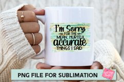 Sarcastic Quote Sublimation, Funny Coffee Sublimation Design Product Image 1