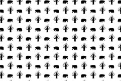 Bear. 6 Seamless patterns. Product Image 10